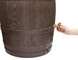 GARANTIA - Tonneau de pluie Vino - Brun - 250 L - H.93xDiam.65cm - vignette