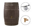 GARANTIA - Tonneau de pluie Vino - Brun - 250 L - H.93xDiam.65cm - vignette