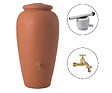 GARANTIA - Kit amphore pluie 500L Terracotta H.175xL.80xP.70cm - vignette