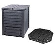 GARANTIA - Composteur thermo-wood 400l  avec grille de fond, en carton - vignette