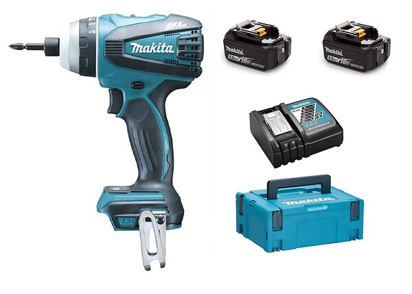 MAKITA - Perceuse visseuse 4 fonctions DTP141RTJ MAKITA LXT® - 18 V Li-Ion - 150 Nm - large