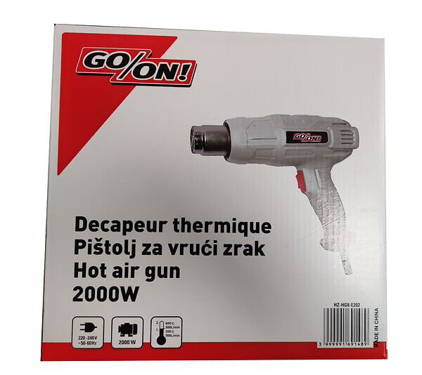 GO/ON - Décapeur thermique 2000W - large