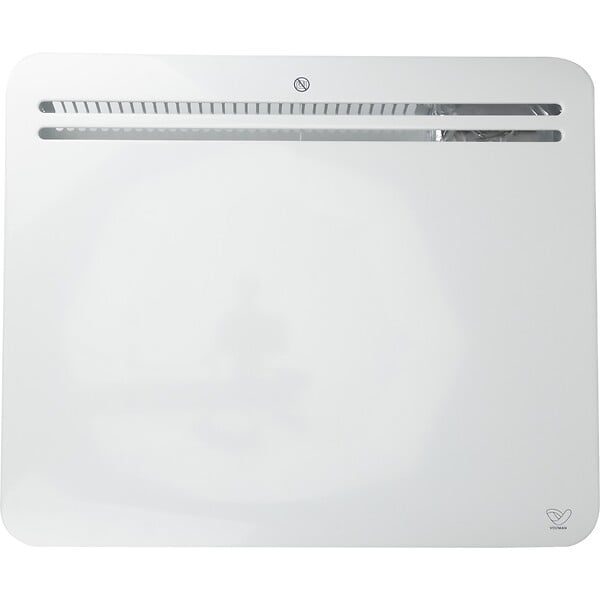 VOLTMAN - Chauffage connecté Wifi inertie sèche fonte - Blanc - 750W - Voltman - large