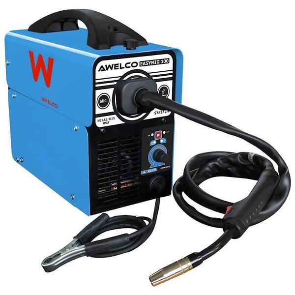 AWELCO - Poste à souder Mig sans gas - Régulation automatique Soudage acier Easymig 100 AWELCO - large