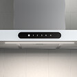 CIARRA - Hotte Connectée 90cm 650 m3/h App contrôle et Tactile Booster Fonction Verre Blanc CD9102W - vignette
