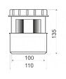 REGIPLAST - Aérateur à  membrane femelle 100-110 - REGIPLAST - AM100 - vignette