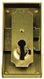 DEVISMES - Serrure de meuble fer 528F axe 15mm sans clé gauche - DEVISMES - 3527215S - vignette