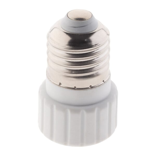 ZENITECH - Adaptateur de douille E27 vers GU10 à visser - Compatible LED - Blanc - Zenitech - large
