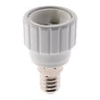 ZENITECH - Adaptateur de douille E14 vers GU10 à visser - ignifuge - Blanc - Zenitech - vignette