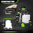 CONSTRUCTOR - Aspirateur eau et poussières / shampouineuse 1400W - 20L inox - 18 Kpa avec soufflerie - vignette