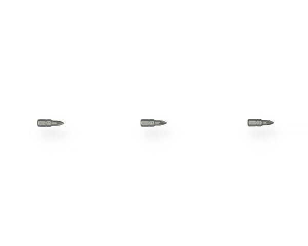 HANGER - Carte de 3 embouts cruciformes PZ1 longueur 25mm - HANGER - 133021 - large