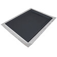 U-TILE - Receveur résine 200 x 100 cm gris ardoise effet ardoise - grille caniveau excentrée - vignette
