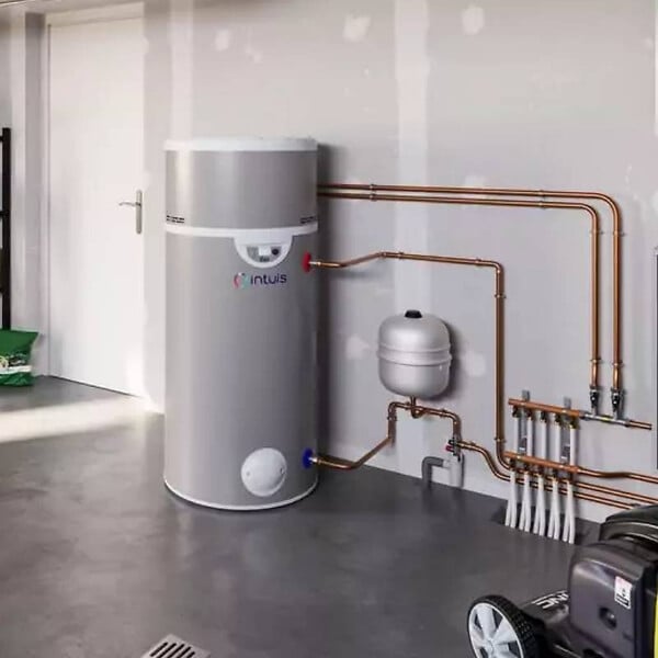 INTUIS - Chauffe eau thermodynamique EDEL 3 Intuis - Sur boucle d'eau - 270L - Pour 5-6 personnes - large