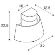 SLV - Applique extérieure PHOTONI SLV - E27 - Max.13W - IP65 - Rouille - Sans ampoule - vignette
