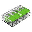 WAGO - Boite de 25 bornes d'installation 221 Green Range Wago - 5 conducteurs 4mm² - à leviers souple & rigide - vignette