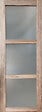GD MENUISERIES - Porte Coulissante bois Frake Vitrée H204 x L83 cm - vignette