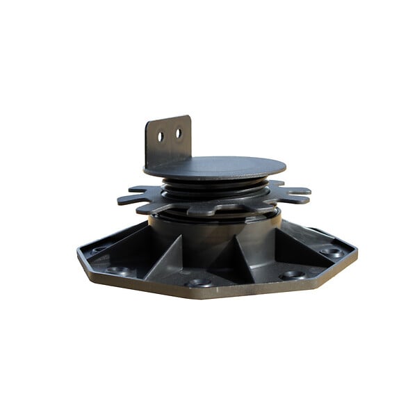 MCCOVER - PLOT RÉGLABLE DE 30 À 60 MM POUR TERRASSE BOIS ET COMPOSITE Noir - large