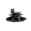 MCCOVER - PLOT RÉGLABLE DE 30 À 60 MM POUR TERRASSE BOIS ET COMPOSITE Noir - vignette