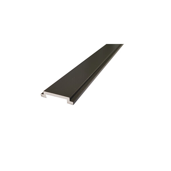 MCCOVER - Languette de finition pour poteau de clôture LARKO Gris anthracite RAL 7016, L.232 cm - large