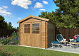 WHITE WOOD - Abri de jardin en bois  Valence 1 - L.272xH.230xP.254cm - vignette