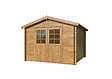 WHITE WOOD - Abri de jardin en bois  Valence 2 traité autoclave ép.28mm - 9,5m² - vignette
