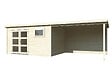 WHITE WOOD - Abri de jardin en bois  Lya 2 pergola - Bois - L.749xP.306xH.221 - vignette