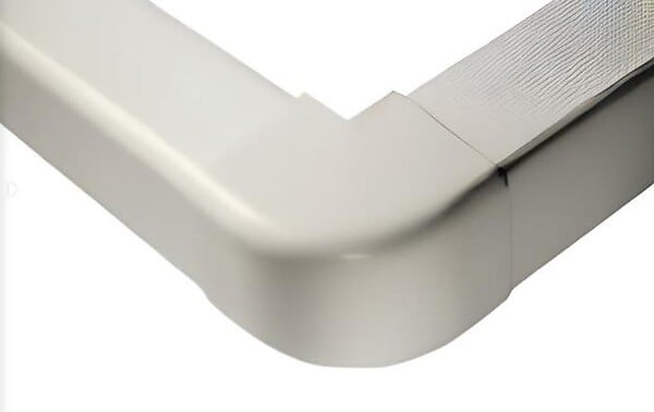 HANGER - Coude exterieur goulotte 90Â° 80mm pour climatisation - MC DISTRIBUTION - 04/BLCO80 - large