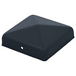 SUKI - Chapeau de poteau pointu 9x9cm - Gris anthracite - vignette
