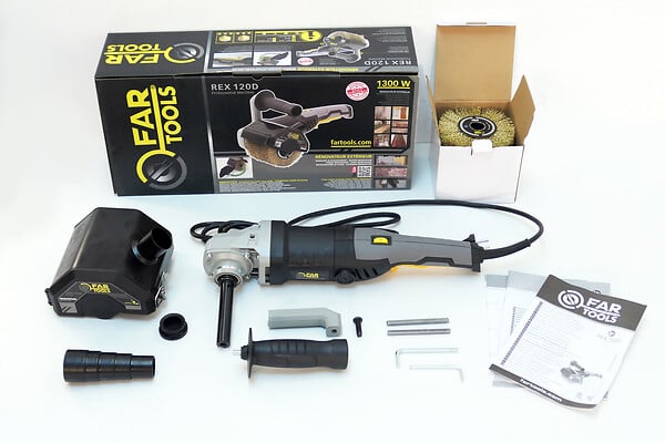 FAR TOOLS - Rénovateur extérieur REX 120D - 1300W - large