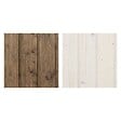 TIMBELA - Lot de produits de protection pour la peinture des maisons en bois – 5 l de blanc + 5 l de noir - Pour une surface extérieure en bois de 28 à 36 m2 - vignette
