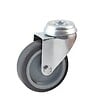 AVL - Roulette Å“il trou pivotant à  frein diamètre 50mm en caoutchouc gris - AVL - 550950H - vignette