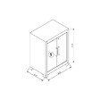 VITO - Armoire modulaire Meubles d'atelier Garage L1.95m HT 2.00m 8 Eléments Modulables Gris Anthracite Pré-montés VITO - vignette