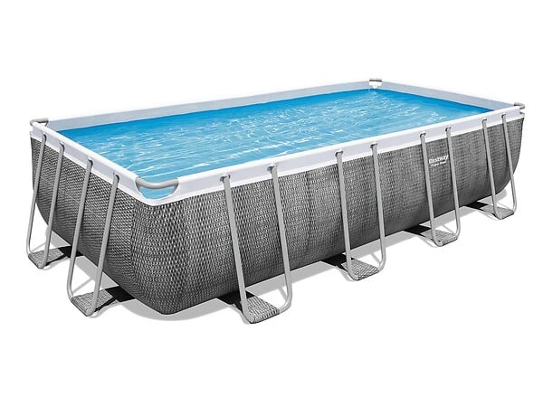 BESTWAY - Piscine tubulaire Power Steel - Rectangulaire - L549xH122xP274cm - large