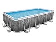 BESTWAY - Piscine tubulaire Power Steel - Rectangulaire - L549xH122xP274cm - vignette