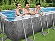 BESTWAY - Piscine tubulaire Power Steel - Rectangulaire - L549xH122xP274cm - vignette