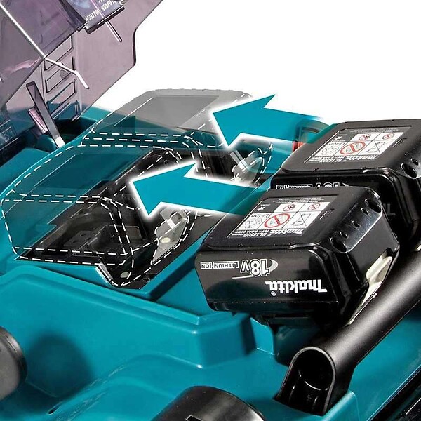 MAKITA - Tondeuse à  gazon MAKITA DLM382PT2 38cm 2x18V - large