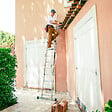 HOSTRÃ–M - Echelle transformable 2 plans StablePro 2x9 marches aluminium extensible coulissante, 3 positions, hauteur travail max 5,02m, garantie 5 ans, Hostrom - vignette