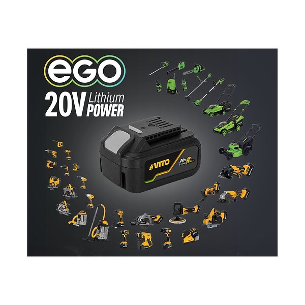 VITO - Batterie Lithium LI 2Ah Gamme sans fil 20V VITO - large