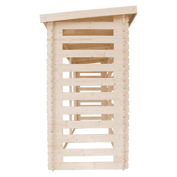TIMBELA - TIMBELA M203 Abri à bûches - H199 x l112 x L450 cm/ 4m2 - large