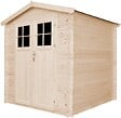 TIMBELA - Abri de jardin en bois - porte verrouillable de haute qualité - I216xL206xH218 cm/3.53 m2 - M343F - vignette