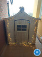TIMBELA - Timbela M550-1 Maison en bois pour enfants SANS PLANCHER - 112x146xH152cm / 1.1m2 - vignette
