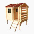 TIMBELA - Timbela M501B Maison en bois pour enfants 182x146xH205cm / 1.1m2 - vignette