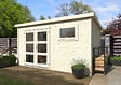 WHITE WOOD - Abri de jardin en bois Lya 2 - L.409xP.306xH.221cm - vignette
