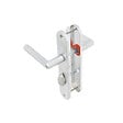 GO/ON - Ensemble poignées de porte aluminium argent 165mm condamnation - vignette
