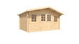 CERLAND - Abri de jardin bois STELO SU - Marron - L.400xP.335xH.230cm - vignette