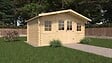 CERLAND - Abri de jardin bois STELO SU - Marron - L.400xP.335xH.230cm - vignette