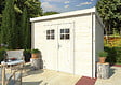 WHITE WOOD - Abri de jardin en bois Zoé 3 - L.264xH.208xP.265cm - vignette