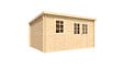 CERLAND - Abri bois Vallo Modern SU - 8.4m² - L.398xH.203.5xl.248cm - vignette