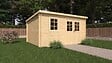 CERLAND - Abri bois Vallo Modern SU - 8.4m² - L.398xH.203.5xl.248cm - vignette