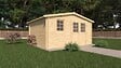 CERLAND - Abri de jardin bois VALLO - L.408xl.353xH.226cm - vignette